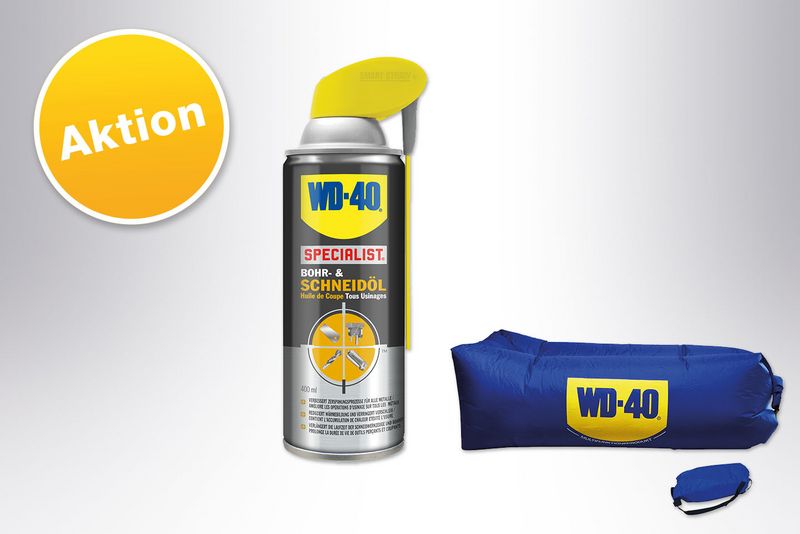 WD40 Bohr- und Schneidöl-Aktion mit Airsofa