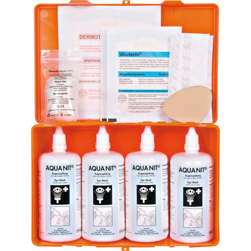 Augen-Sofortspülung AQUA NIT® Box, Sterilwasser | Notfallduschen, Augenspülflaschen