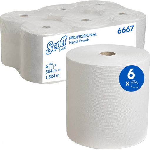 Rollenhandtuch Scott® | Papierhandtücher, Toilettenpapier, Spendersysteme