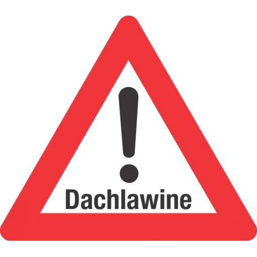Gefahrenzeichen § 50/16 „Dachlawine“ | Baustellenverkehrszeichen, Straßenverkehrszeichen