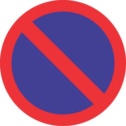 Vorschriftszeichen § 52/13a „Parken verboten“ | Baustellenverkehrszeichen, Straßenverkehrszeichen