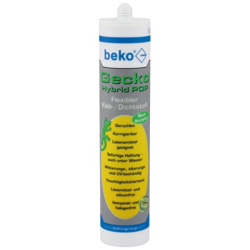 Kleb- und Dichtstoff Gecko Hybrid POP, 1K | Dichtstoffe, Klebstoffe