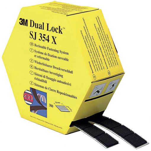 Flexibler Druckverschluss 3M™ Dual Lock™ SJ 354, 40 Knöpfe/cm², Stanzteile | wiederlösbare Verbindungen