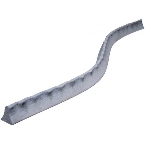 Schlangen-Faserbetonabstandhalter H-Plus mit Noppen, konkav, PVC-frei | Abstandhalter, Drunterleisten, Fugenprofile