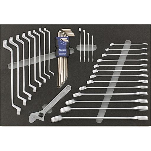 Werkzeugmodul S&#039;n&#039;S, Ringmaul- und Doppelring-Schlüssel | Werkstattwagen, Montagerollen