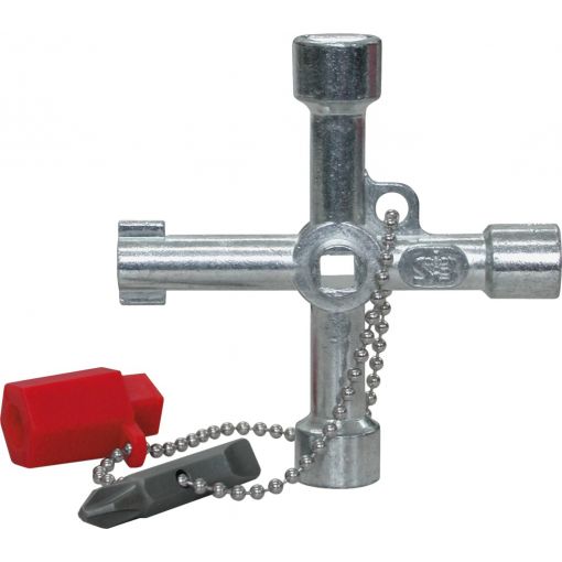 Universal-Schaltschrank-Schlüssel mit Adapter | Schraubenschlüssel