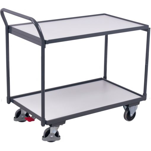 ESD-Tischwagen EasySTOP® mit 2 Ladeflächen | Transportgeräte