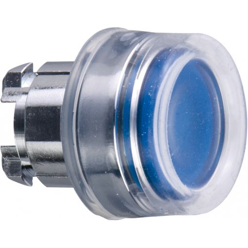 Leuchtdrucktaster ZB4, Metall, 22 mm, rund, bündig, mit Silikonschutzkappe, für LED-Modul | Befehl-Meldegeräte