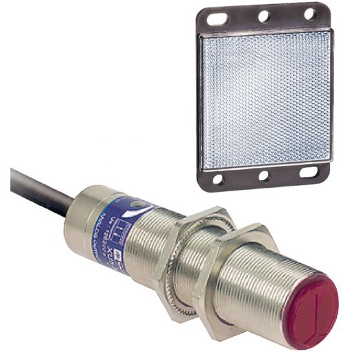 Reflexions-Lichtschranke XU9M, polarisiert, Metall, Gewinde M 18 | Optoelektronische Sensoren