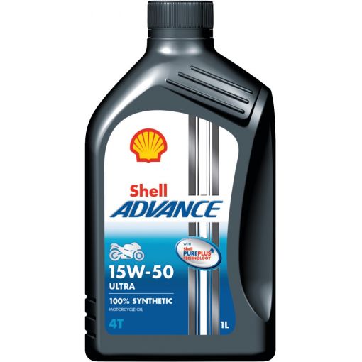Zweirad-Motoröl Shell Advance 4T Ultra 15W-50 | Motoröle für Motorrad, Roller, Moped