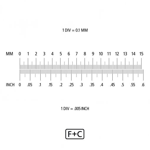 Ersatz-Strichplatte F+C | Sonstige Messgeräte, Prüfgeräte