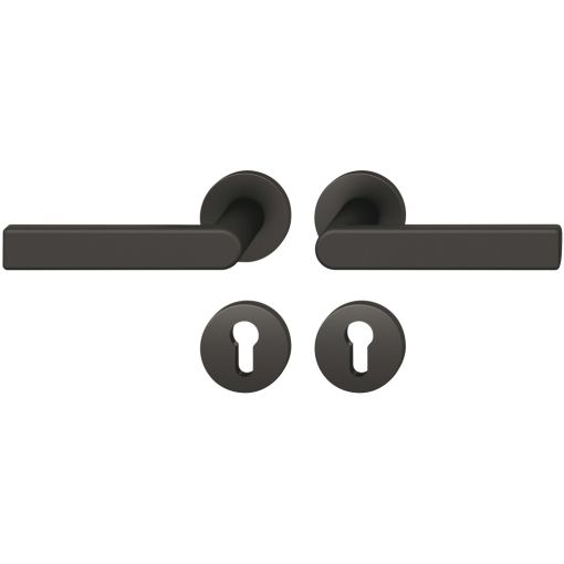 Objekt-Feuerschutz-Drücker 12 1244 FSB ASL®, schwarz | Türdrücker, Türknöpfe Bronze, Kupfer, schwarz