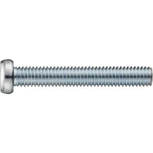 Flachkopfschrauben mit Schlitz, DIN 85, Stahl 4.8, verzinkt | Metrische Schrauben