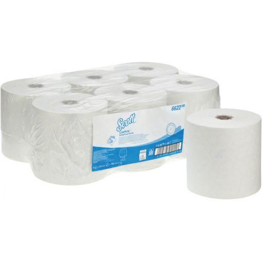 Rollenhandtuch Scott® Control™, Hülse mit Clip | Papierhandtücher, Toilettenpapier, Spendersysteme
