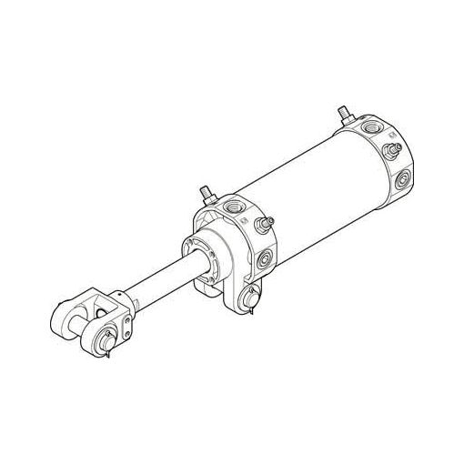 Gelenkzylinder DW, Kolbendurchmesser 80 mm, Festo | Spannzylinder