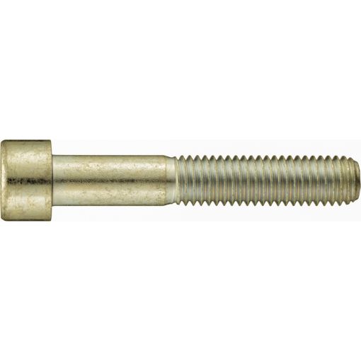 Zylinderschrauben mit ISK, DIN 912/ISO 4762, Stahl 8.8, verzinkt, gelb | Metrische Schrauben