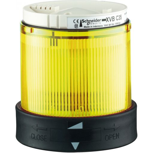 Kombinierbares Leuchtelement XVBC mit Dauerlicht, Ø 70 mm, mit LED-Modul und Lichtverteiler | Signalsäulen