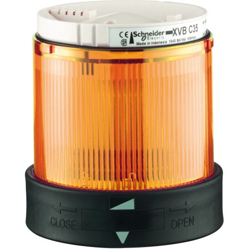 Kombinierbares Leuchtelement XVBC mit Blinklicht, Ø 70 mm, mit LED-Modul | Signalsäulen
