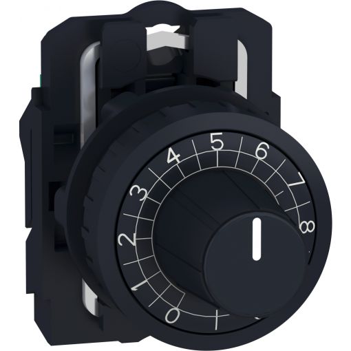 Potentiometer ZB5, Kunststoff, 22 mm, mit Befestigungsflansch | Befehl-Meldegeräte