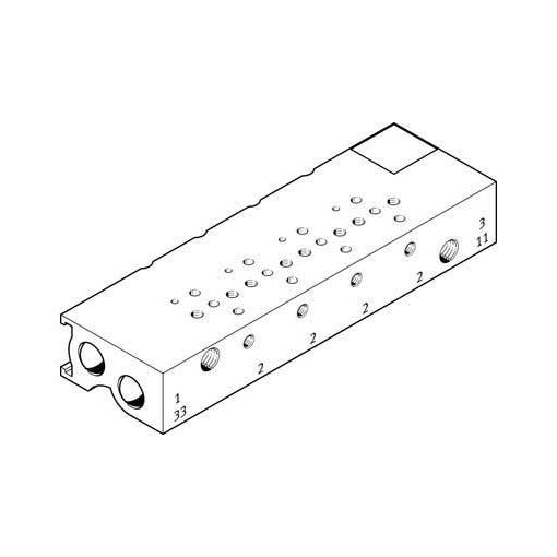 Batterieblock MHA1-PR -3-M3-PI-PCB, Festo | Zubehör für Ventile