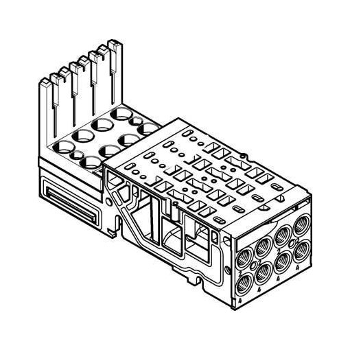 Anschlussplatte VMPA1-AP-4-1-EM, Festo | Zubehör für Ventilinseln