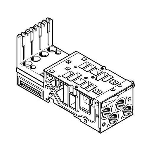 Anschlussplatte VMPA2-AP-2-1-EM, Festo | Zubehör für Ventilinseln