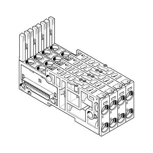 Anschlussplatte VMPAL-AP-4X1, Festo | Zubehör für Ventilinseln