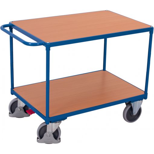 Tischwagen EasySTOP®, schwer mit 2 Ladeflächen | Transportgeräte