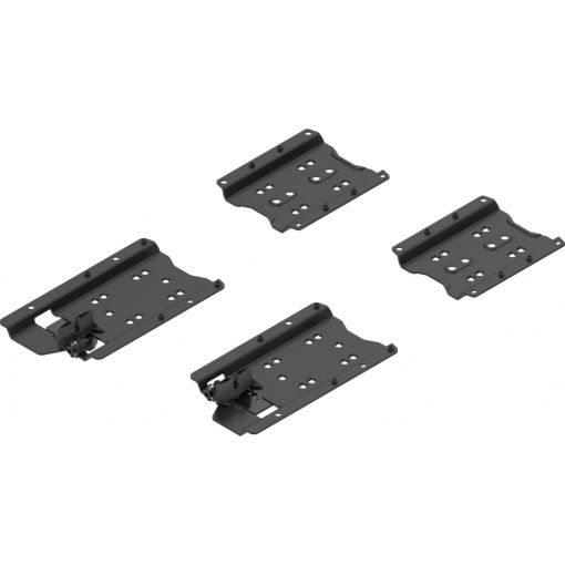 Pocketverbinder-Set REVEGO uno, für Anwendung mit Sockel | Möbel-Dreh-Einschiebetüren