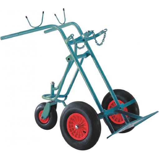 Stahlflaschenwagen mit Spornrad | Transportgeräte