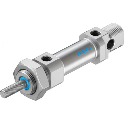 Normzylinder DSNU-PPS-A, AG, metrisch, Kolbendurchmesser 25 mm, Festo | Kolbenstangenzylinder