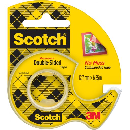 Doppelseitiges Klebeband Scotch® 136D-MDOEU auf Handabroller | Klebebänder, doppelseitig