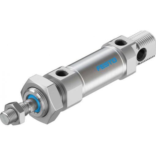 Normzylinder DSNU-PPV-A, AG, metrisch, Kolbendurchmesser 25 mm, Festo | Kolbenstangenzylinder
