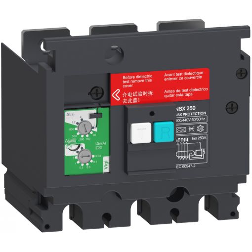 Fehlerstromschutz-Zusatzmodul VigiPacT, 3-polig, für Leistungsschalter Compact NSX | Leistungsschalter