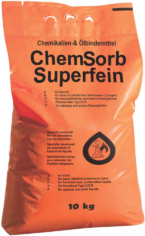 Granulat Kerasorb Super Plus, Öl- und Chemikalienbinder, chemisch inert,  feine Körnung, 10 kg Sack