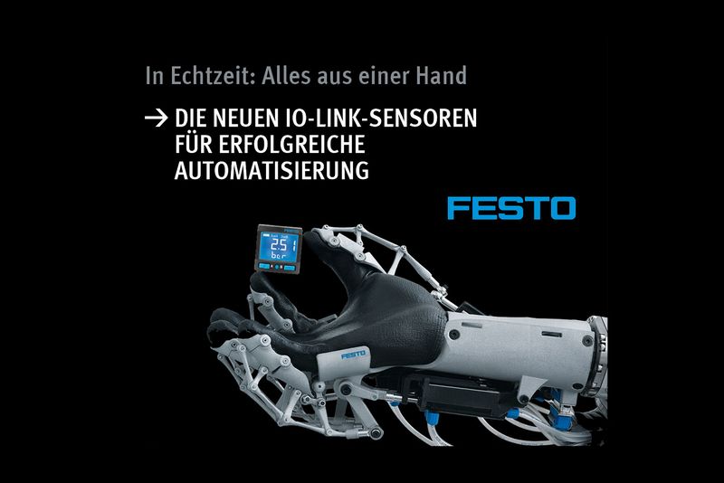 Durchfluss- und Drucksensoren von Festo