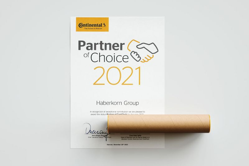 Haberkorn ist "Partner of Choice" von Conti
