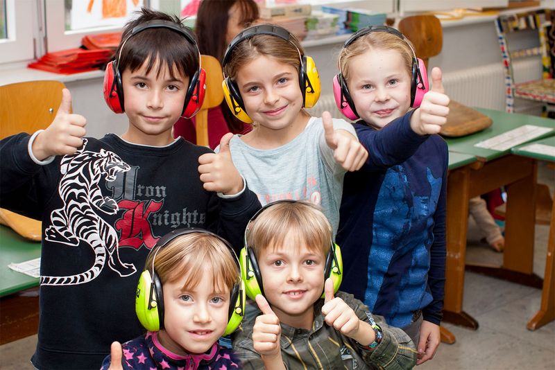 Gehörschutz für die Kinder der VS Bütze
