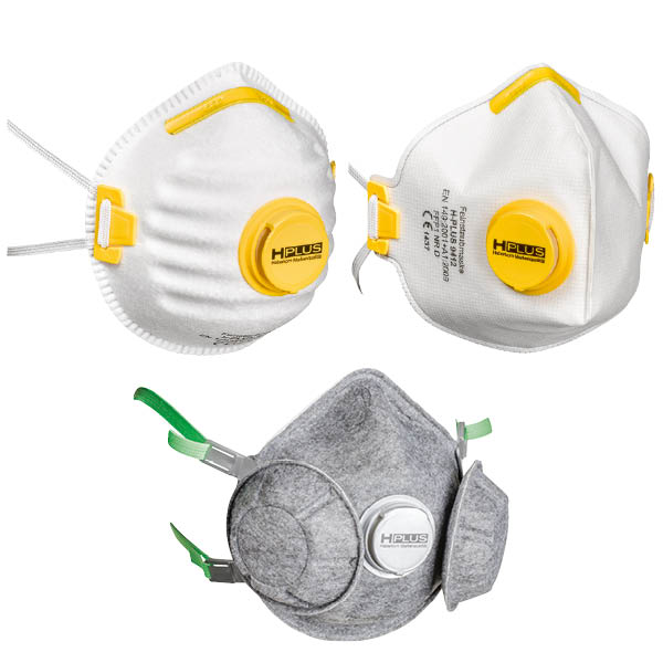 Atemschutzmasken mit angenehmen Ausatemventil